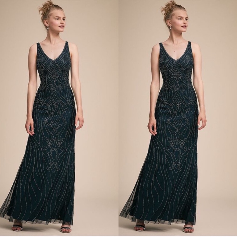 NEW BHLDN Beaded Sutton Maxi Dress
